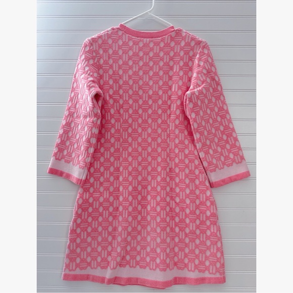 Maje Roadina Jacquard Knit Mini Dress In Pink NWT - Picture 7 of 12